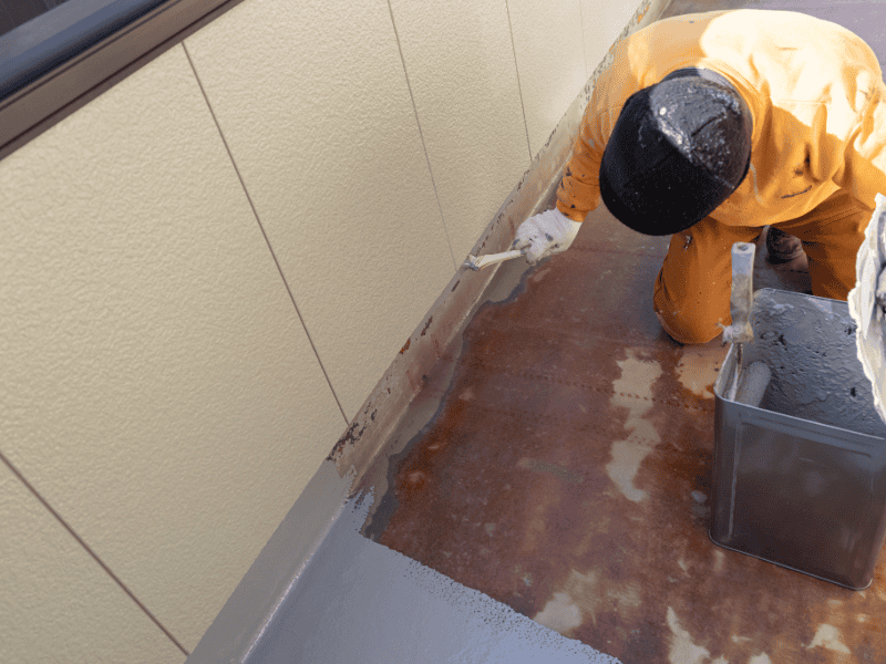 ベランダの塗装